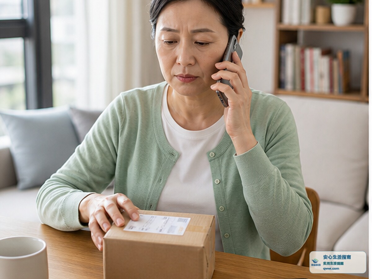 电话说快递丢件 先回订单页核实