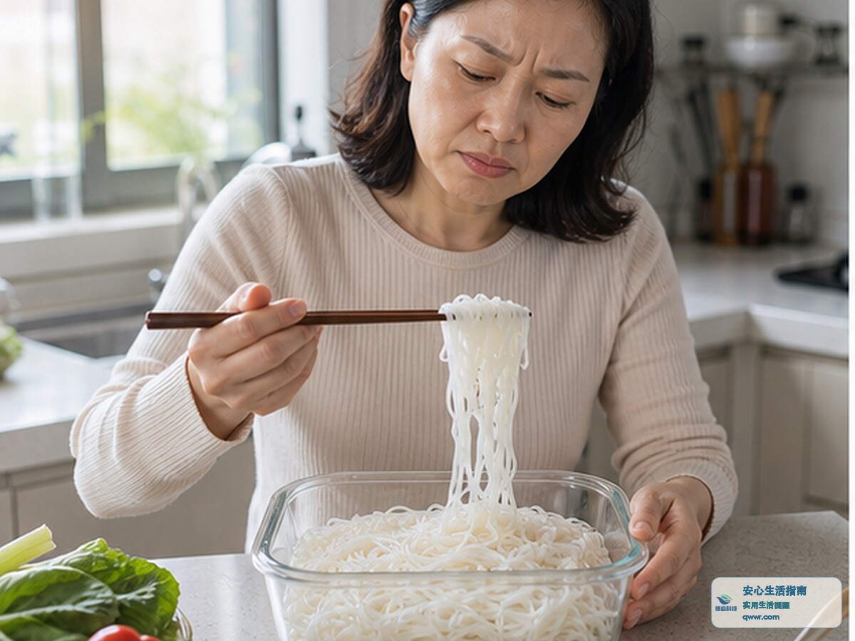 剩米粉有酸味 先别再炒热
