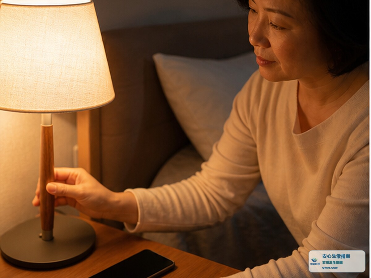 晚上睡不踏实 先把灯光调暗