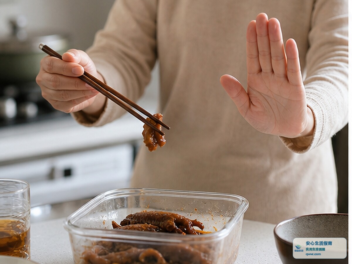 剩卤味发黏 先别再下酒