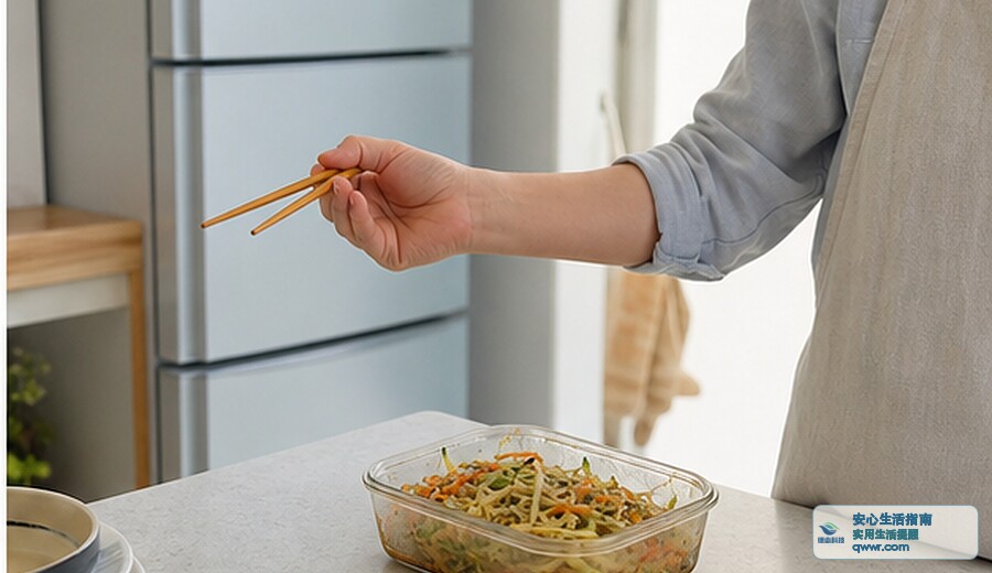 剩凉拌菜出水变味 先别再拌一拌