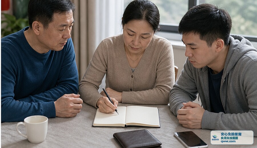 家里临时垫钱 先记清谁付谁还