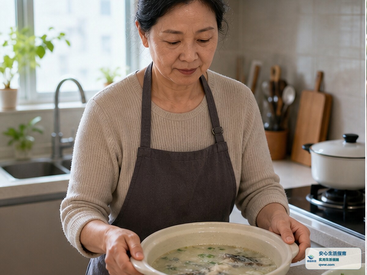 剩鱼汤有泡沫 先别再煮开喝