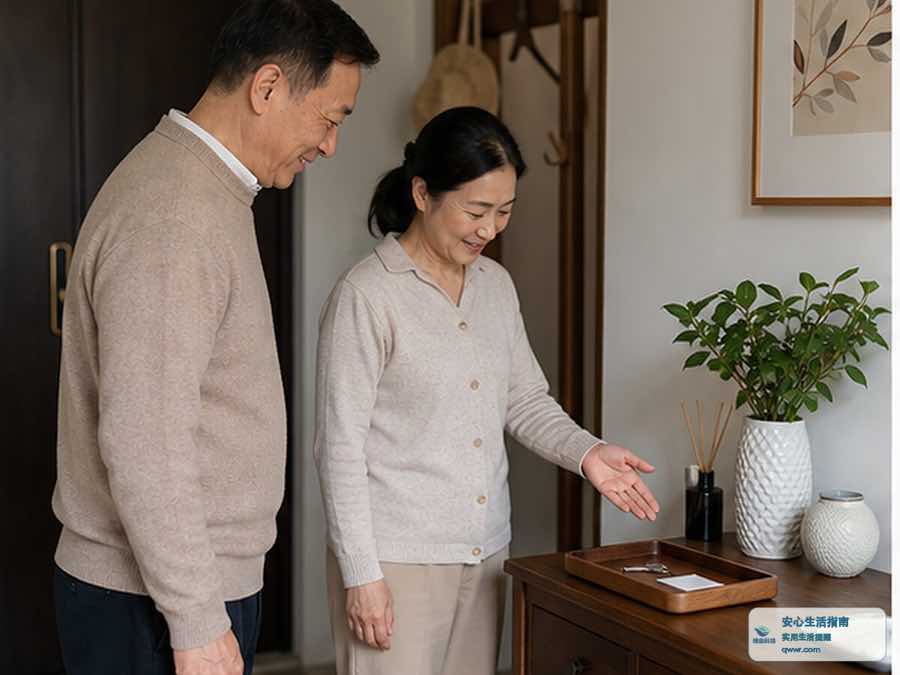 家里共用备用钥匙 先定放在哪里