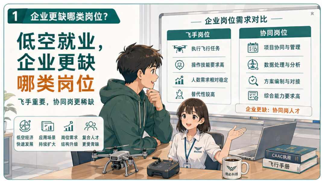 低空就业，企业更缺飞手还是协同岗