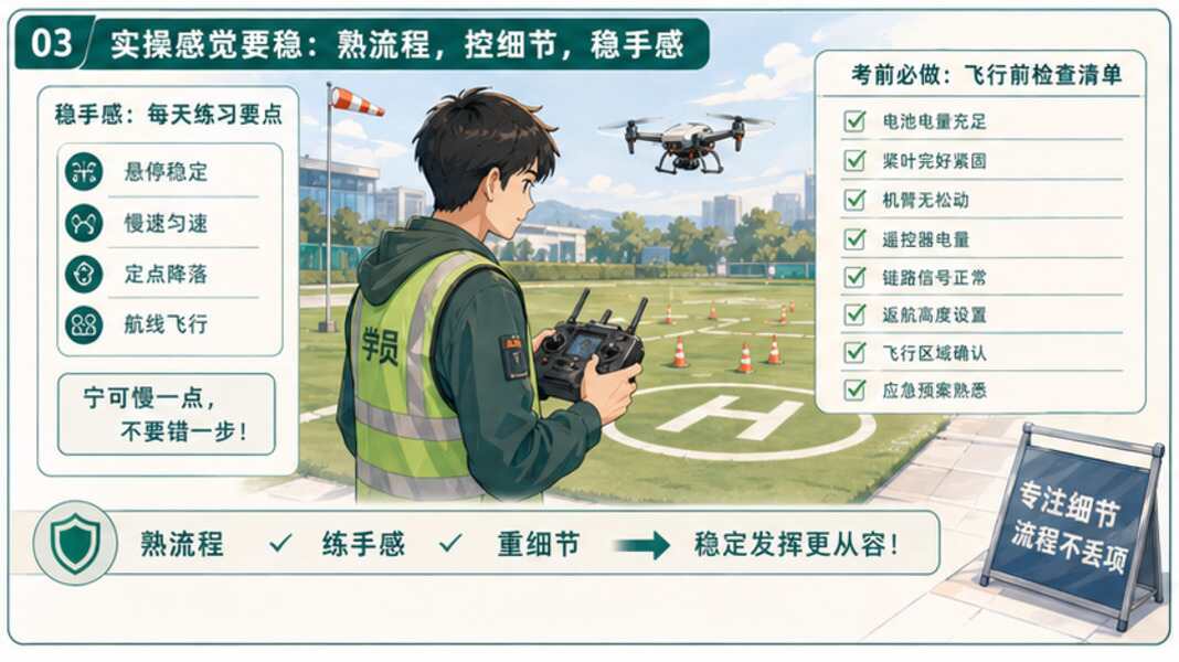 成都CAAC培训，考试前一周先稳住哪三件事