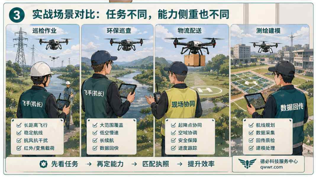 CAAC执照怎么选，先看工作任务不是级别