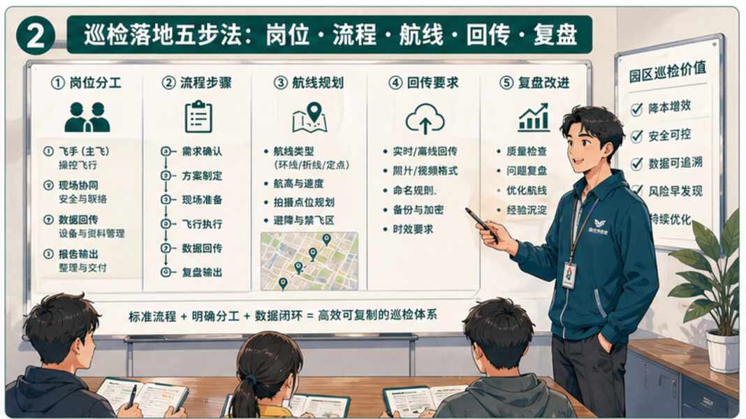 低空应用案例，先看园区巡检怎么落地