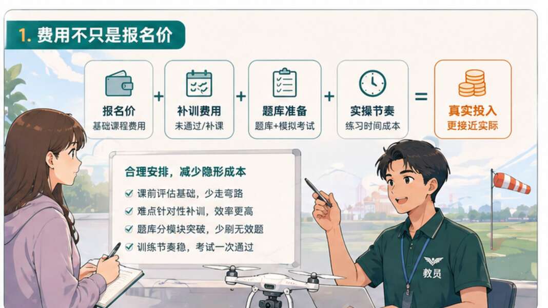 无人机培训费用，别只看报名价格