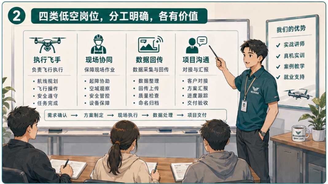 低空就业，先分飞手和协同岗