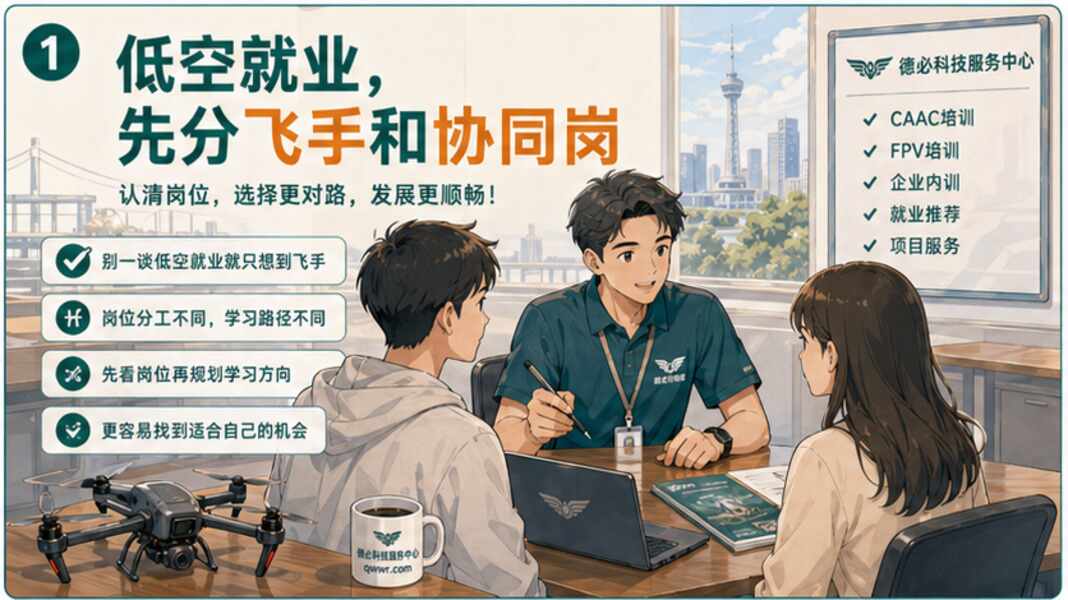 低空就业，先分飞手和协同岗