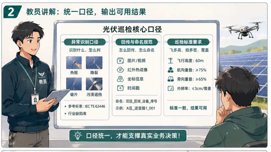 低空应用案例，光伏巡检为什么先练任务口径