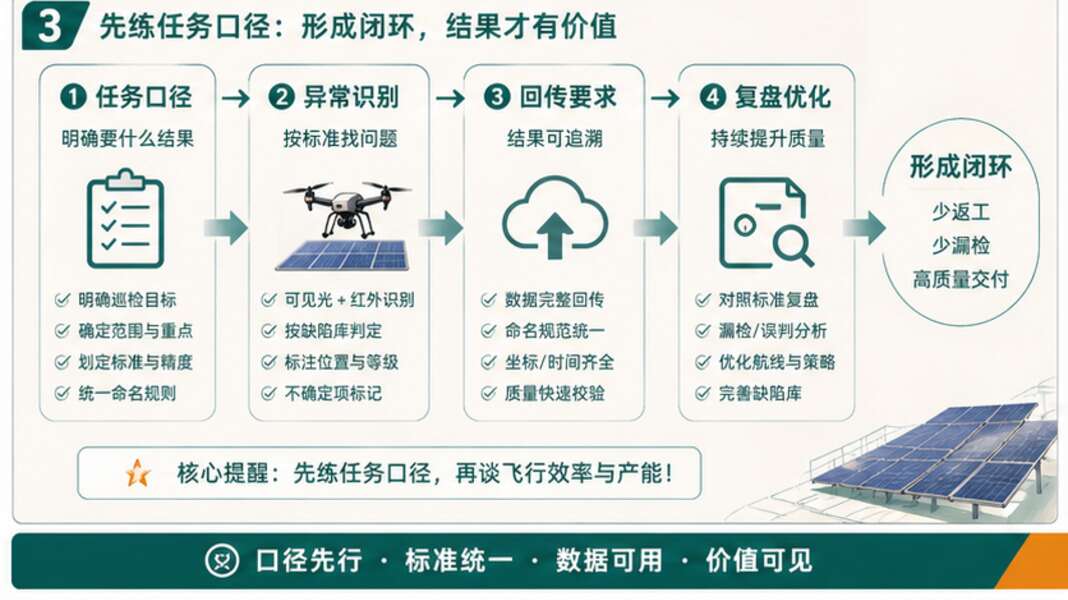 低空应用案例，光伏巡检为什么先练任务口径