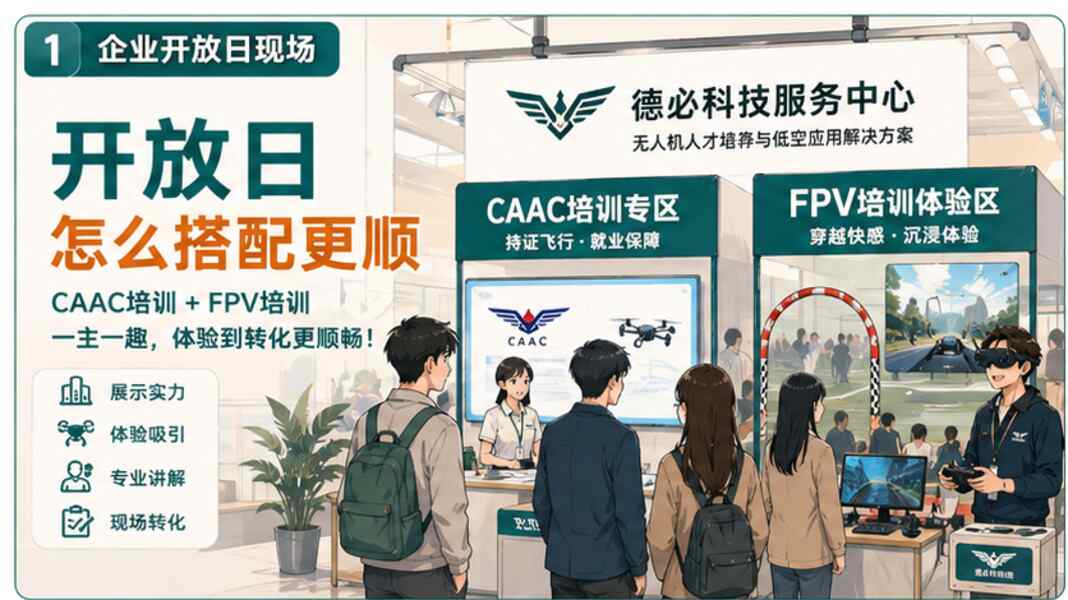CAAC培训和FPV培训，企业开放日怎么搭配