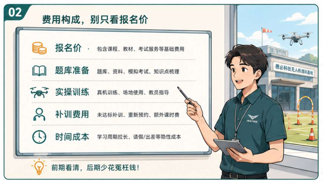 无人机培训费用，补训成本为什么要提前算