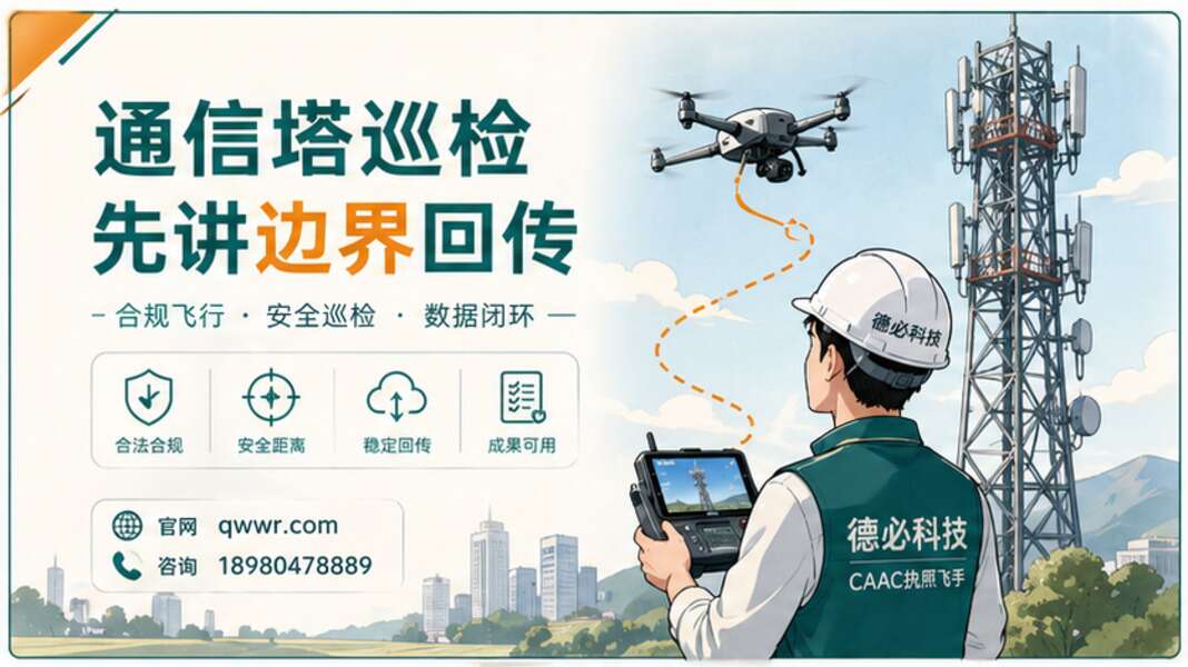 通信塔巡检，先讲禁飞边界和回传