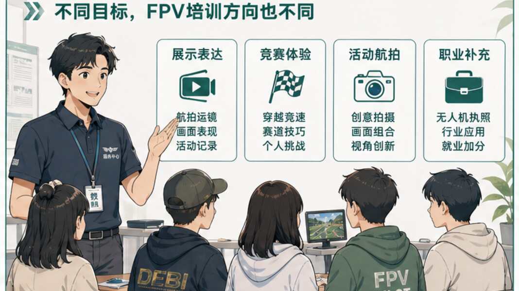 FPV培训适合哪些人，先看目标不是看热度