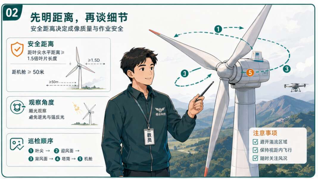 风机巡检，先把距离感练扎实