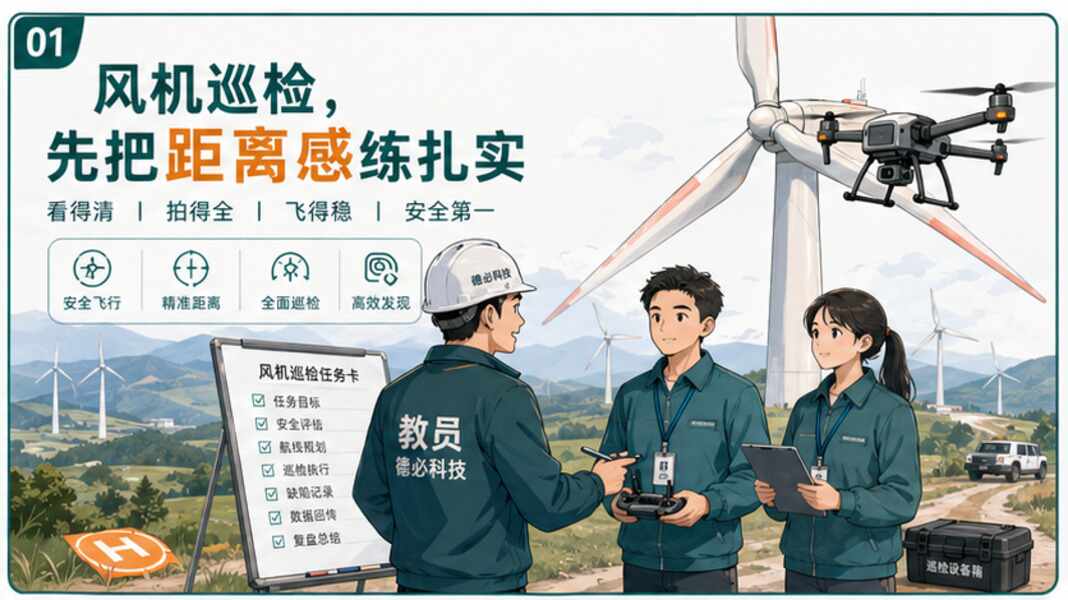 风机巡检，先把距离感练扎实