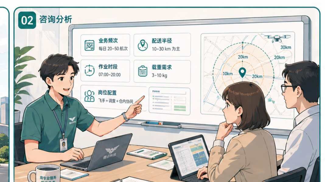 低空物流咨询，先问业务频次再问设备