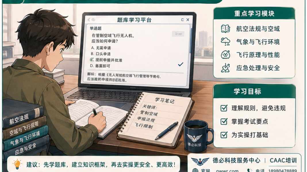 零基础学无人机先学题库还是先学实操