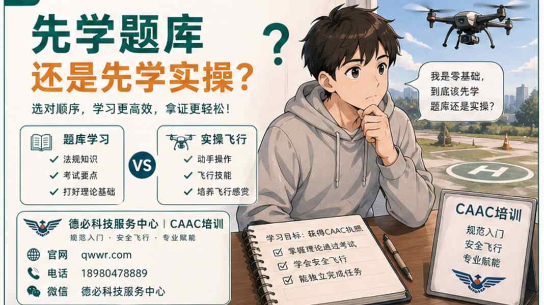 零基础学无人机先学题库还是先学实操