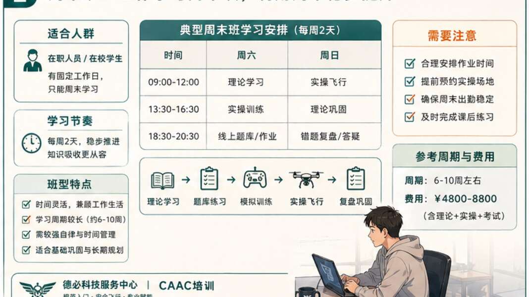 成都CAAC培训怎么选班，周末班和集中班差在哪