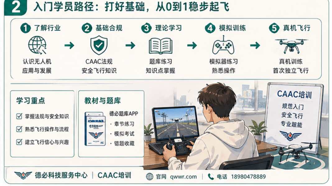 成都CAAC培训适合哪些人，先分入门和转岗