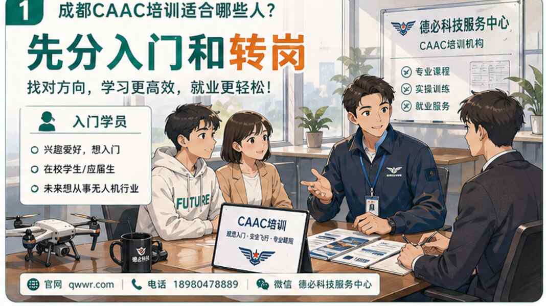 成都CAAC培训适合哪些人，先分入门和转岗