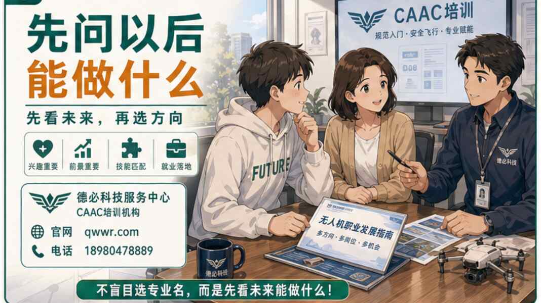 高考后学无人机先问什么，先问以后能做什么