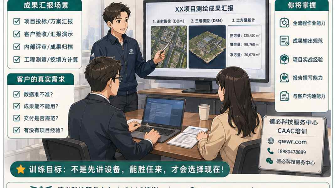 无人机测绘培训怎么带动报名，先讲成果