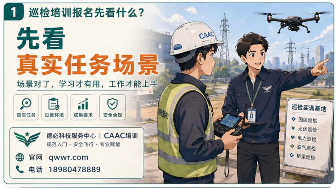 巡检培训报名先看什么，先看真实任务场景