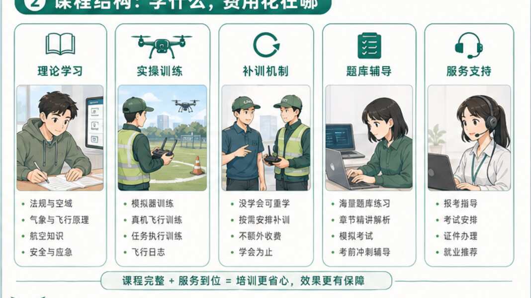 无人机培训费用怎么比较，别只看报名价