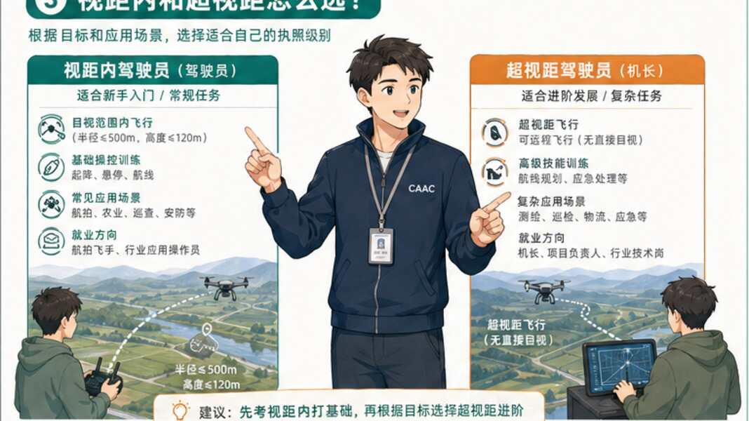 无人机执照报名怎么判断，先看年龄视力和出勤