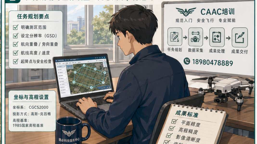 无人机测绘培训怎么入门，先补成果意识
