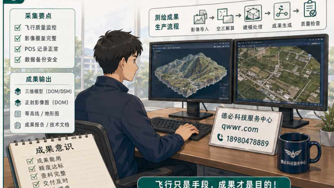 无人机测绘培训怎么入门，先补成果意识