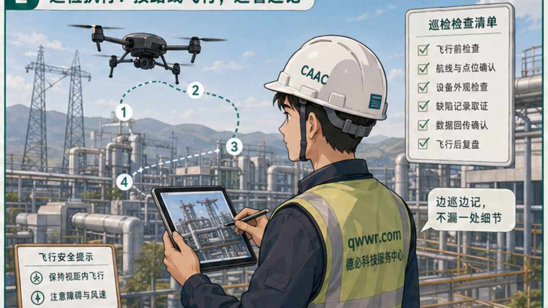 无人机巡检培训先学什么，先把记录和回传练顺
