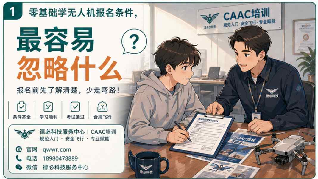 零基础学无人机报名条件，最容易忽略什么