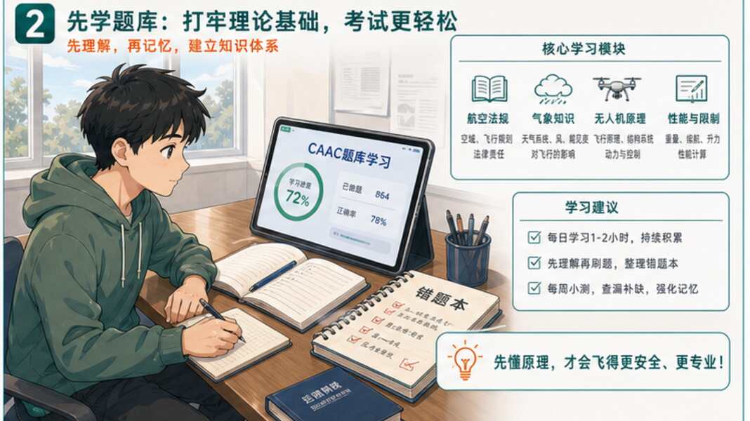零基础学无人机先学题库还是先学实操