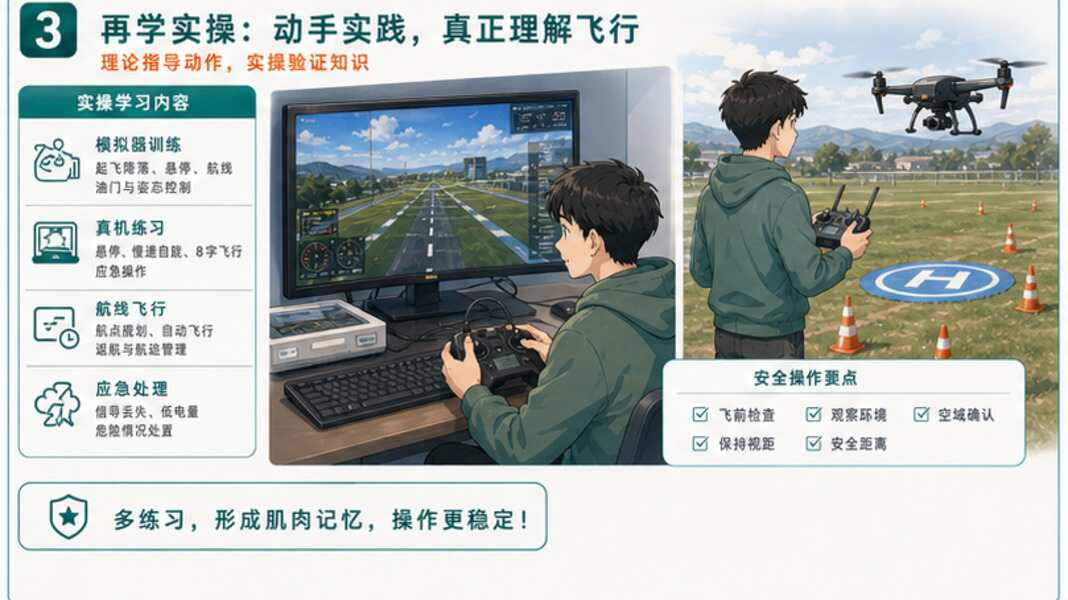 零基础学无人机先学题库还是先学实操