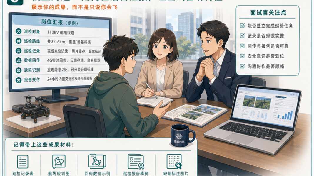 无人机巡检培训怎么转就业，先让岗位语言对上