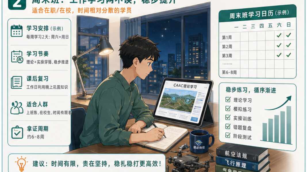 成都CAAC培训怎么选班，周末班和集中班差在哪