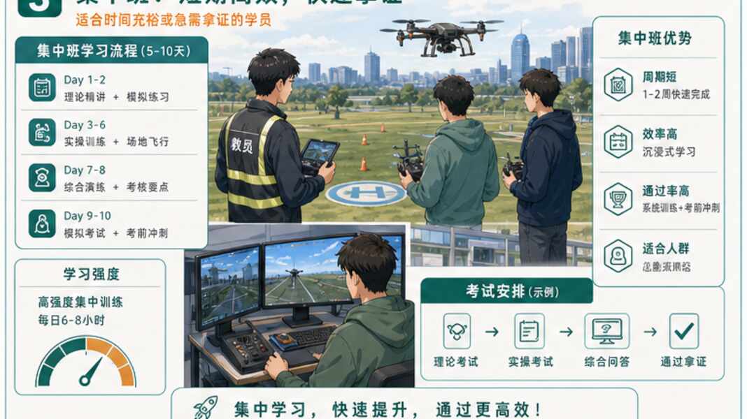 成都CAAC培训怎么选班，周末班和集中班差在哪