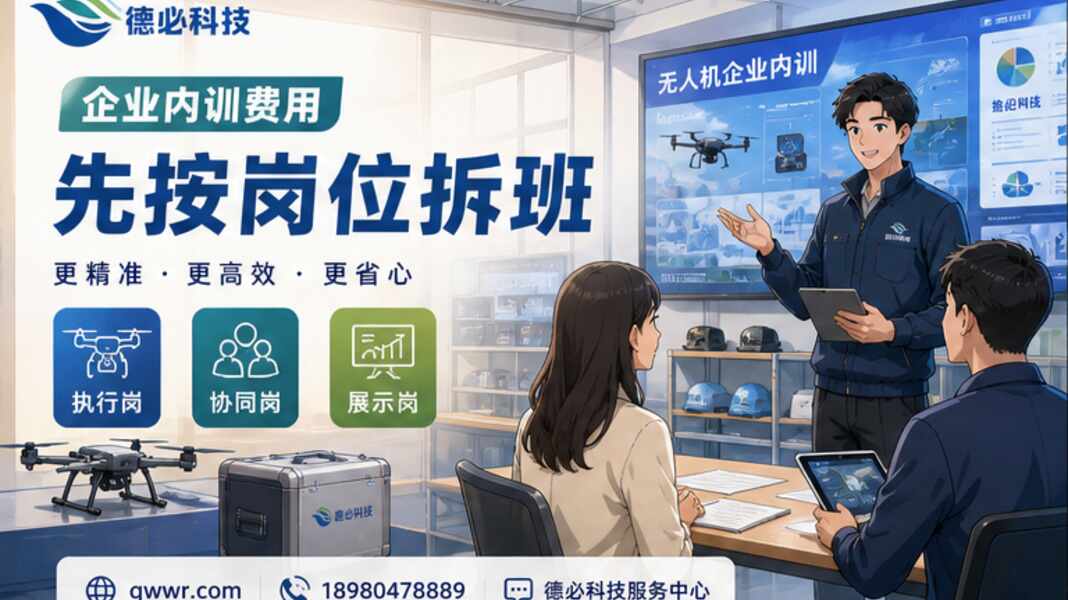 无人机企业内训费用怎么算，先按岗位拆班