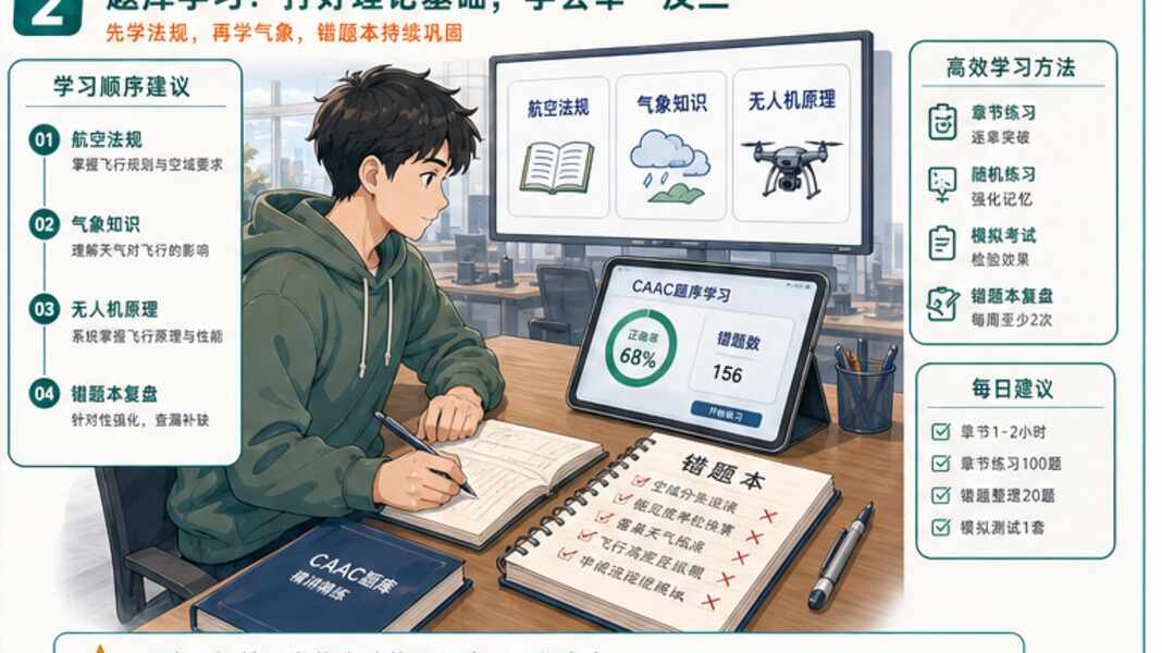 成都CAAC培训报名后，题库和实操怎么一起排