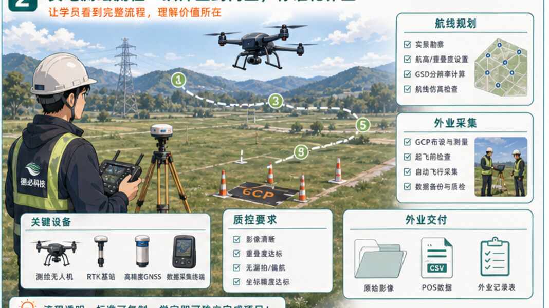 无人机测绘培训怎么带动报名，先讲成果