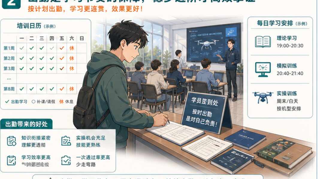 无人机执照报名条件里，出勤为什么更重要