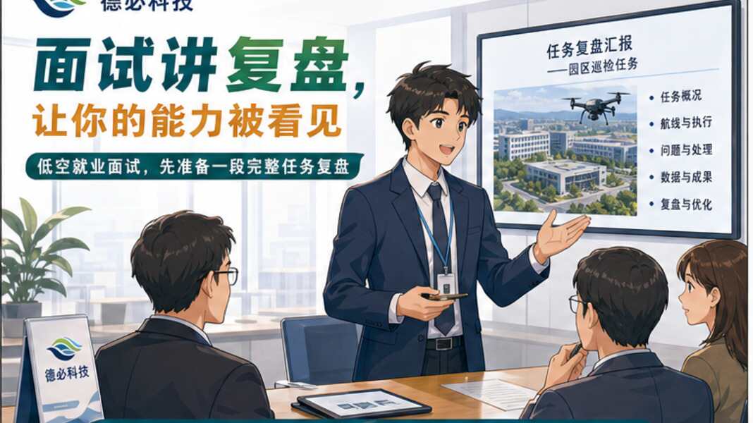 低空就业面试，先准备一段完整任务复盘