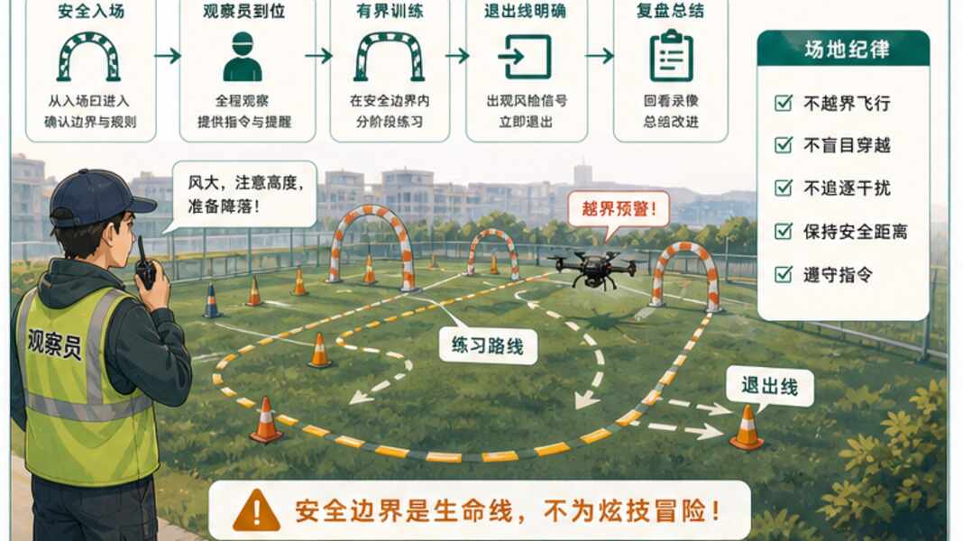 FPV培训报名，先问有没有安全边界训练