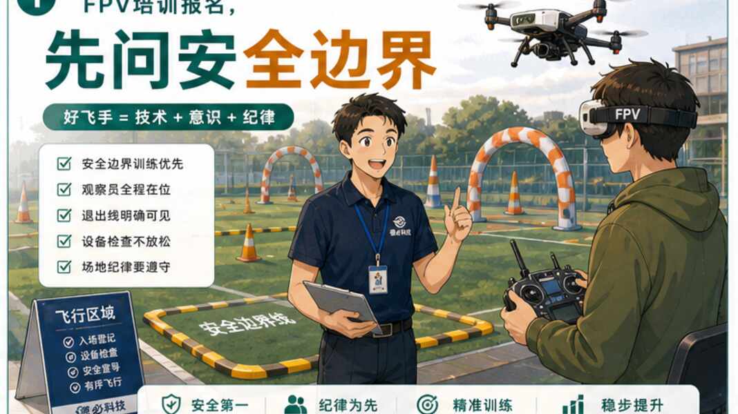 FPV培训报名，先问有没有安全边界训练